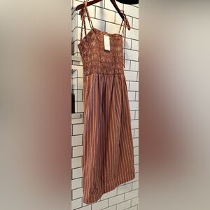 Striped Midi Dress